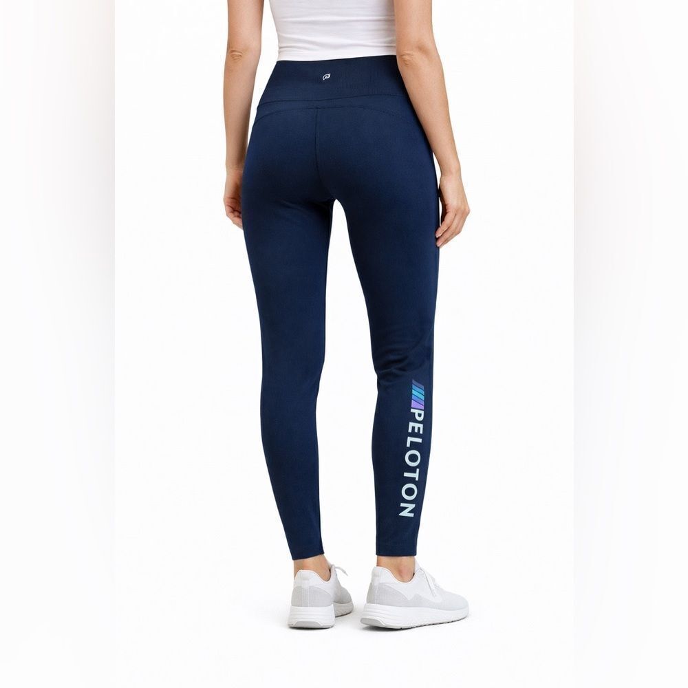 Peloton Women's Cadence Black Performance Wear Leggings w/ Side Logo Size Small